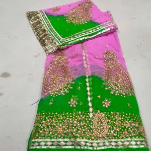 *😍SELL😍SELL😍SELL😍*

FULL HUMRAHI PURE POSOK KUNDAN DABKA HAND WORK

ODNI ME GUTA KIRAN COMPLETE 
