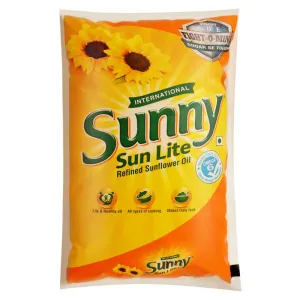 Sunny Sun Lite Refined Sunflower Oil 1 L (Pouch)

