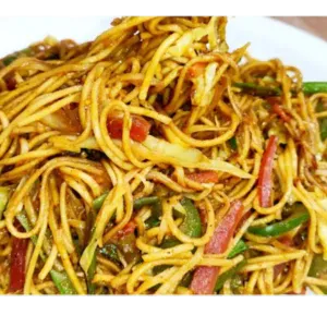 Veg Manchurian Noodles