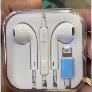 Earphone for Iphone 7/7+ , 8/8+, x, 11 & 12, Quality - 7AA.