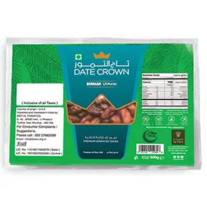 Crown dates with seeds