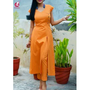 High- Slit Solid Fashionable Kurti