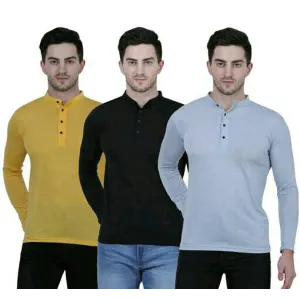 Fashionable Men T-shirt (Combo pack of 3 Pcs)