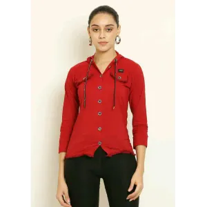 Trendy Blend Women Shirt