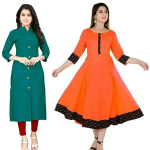 Alluring Fashionable Kurtis Combo 