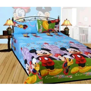 New Stylish Printed Cotton Double Bedsheet