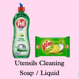 Utensils Cleaning / Soap & Liquid