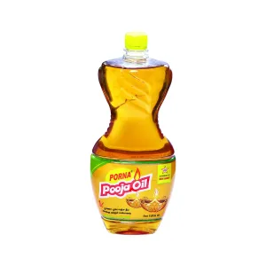 Porna Pooja Oil Jar 1Ltr
