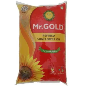Mr.Gold Refined Sunflower Oil Pouch 1Ltr