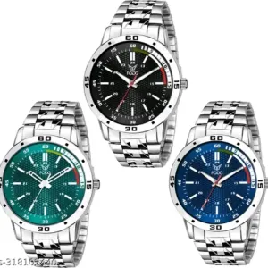 7007 Stylish Defferent coloured Combo Analog watch 