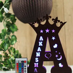 MULTI COLOR LED NAME BOARD (A-Z)