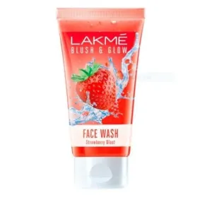 Lakme blush and glow strawberry face wash 50 ml