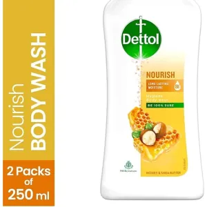 Dettol Body Wash and Shower gel pack of 2 of 250ml