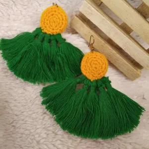 Disc earrings