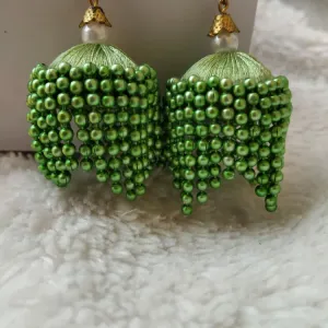 Ball chain jhumka