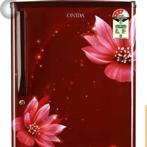 Onida 190 L Direct cool single Door 3star Refrigerator (floral Red, RDS1903R)