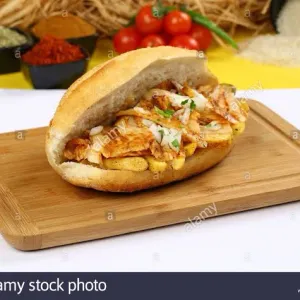 Bun Chicken Shavarma
