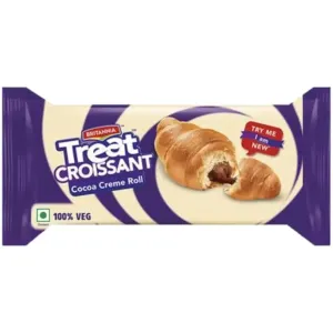 Britannia Treat Croissant Cocoa Creme Roll
