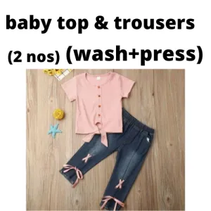 Baby top - trousers 2 pc (wash +press)