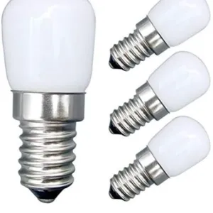  LED Refrigerator Bulb(4 Pack) E12 Base Mini 2W Refrigerator Light 

