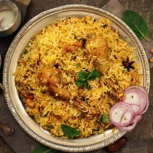 Chicken hudrabadi dum biriyani