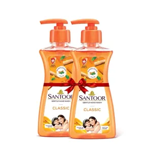 Santoor Classic hand wash buy 1 get 1 free
