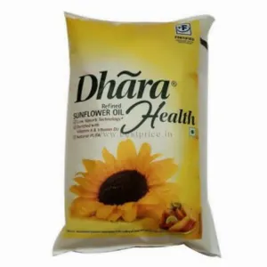 Dhara Health Sunflower Oil 1ltr