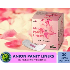 Gypsy Ultra Thin Cotton Panty Liners – Rash Free, Biodegradable, Anti-bacterial – 30 Liners Pack