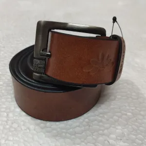 Leather belt