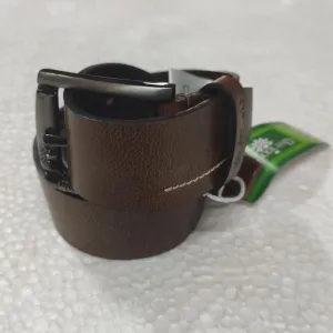 Leather belt