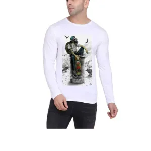 PRINTED MEN CASUAL T-SHIRT HALF SLEEVES