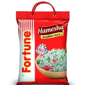 Fortune Hamesha Basmati Rice, Suitable for Daily Cooking, 5 Kg