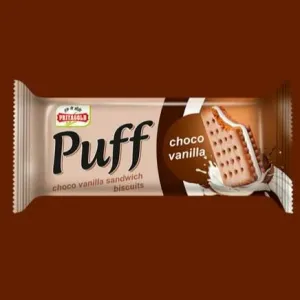 Puff Choco Vanilla 5/- (Pcs 10)