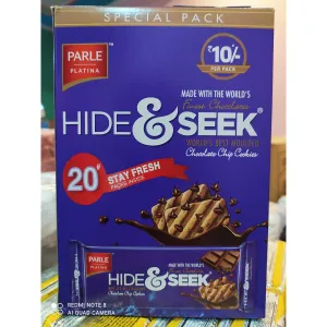 Parle Hide & seek Biscuits 10/- (Pcs 20)