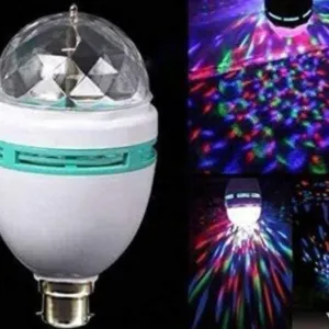 Rotating Electric Crystal Bulb