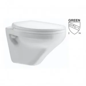 Cera-Carat wall hung with carina seat cover-white-S1043158-P Trap