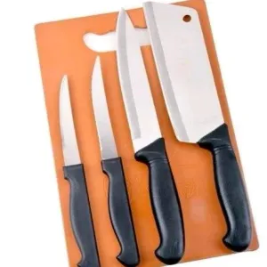 Knife set with chopper board