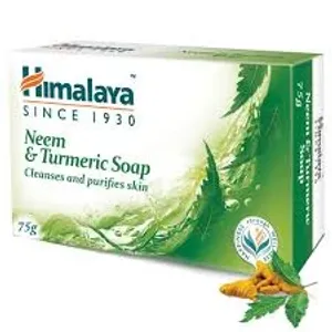 Himalaya neem/turmeric soap 75 gm ஹிமாலய நீம்/டர்மரிக் சோப்