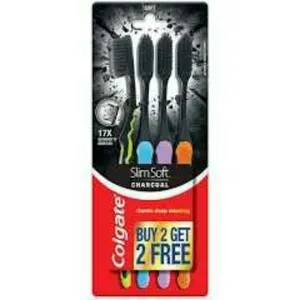 Colgate charcoal tothbrush pack of 4