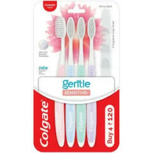 Colgate tothbrush gentle sensitive pack 4