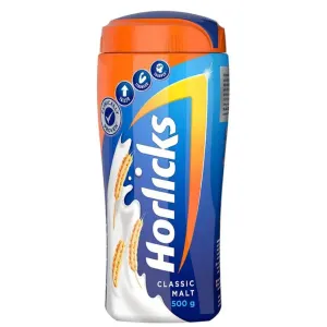 HORLICKS CLASSIC MALT JAR 500 G pack 