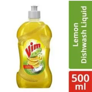 Vim Dishwash Liquid - Gel Lemon 500 ml Bottle 