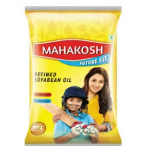 MAHAKOSH SOYABEAN OIL POUCH 1 L pack of 12 box 