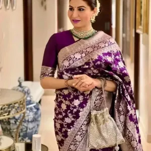 Banarasi silk saree with blouse