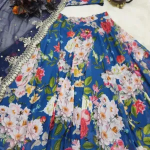 Designer Georgette Lehenga 