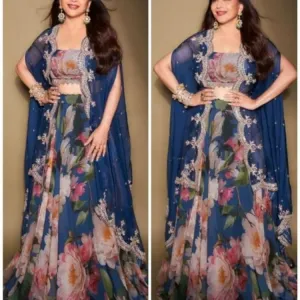 Designer Georgette Lehenga 