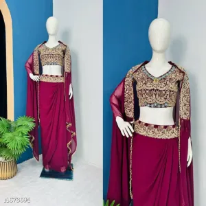 Indo Western Sharara Set