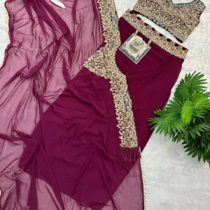 Indo Western Sharara Set 
