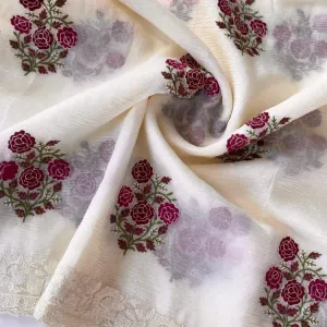 Georgette Chiffon Floral Sarees 