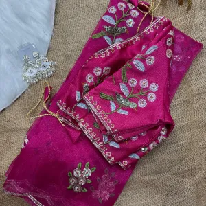 Designer Organza Sarees 